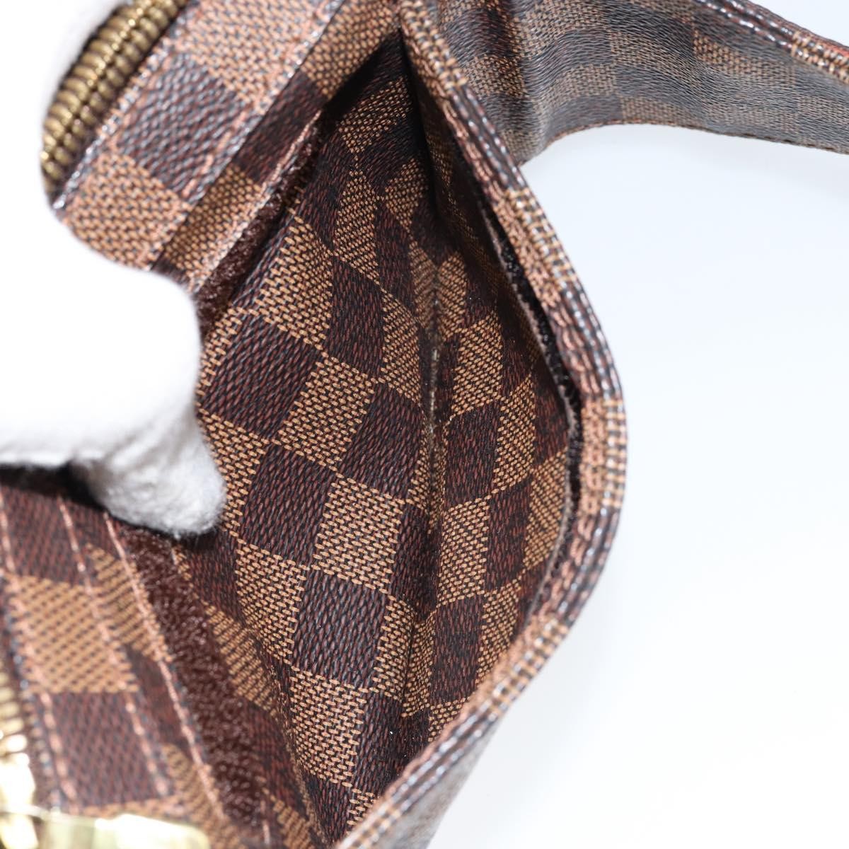 Louis Vuitton Geronimos Waist Bag Damier, BROWN, CANVAS, Clutche & pouche