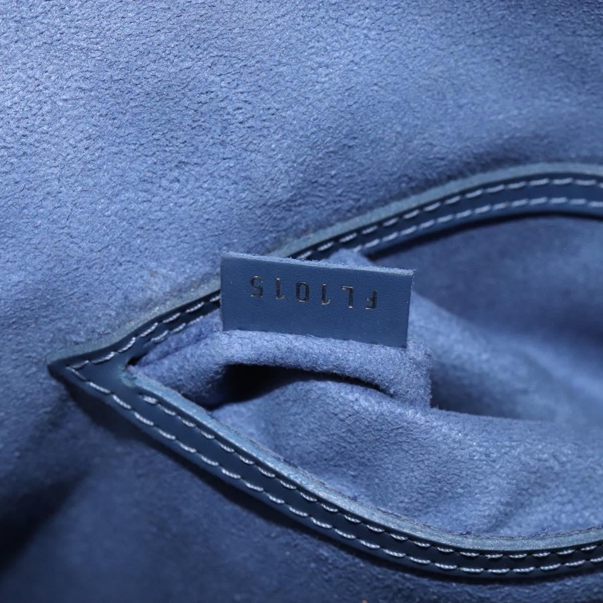 Louis Vuitton Alma Handbag Epi Leather, NAVY, LEATHER, Handbag