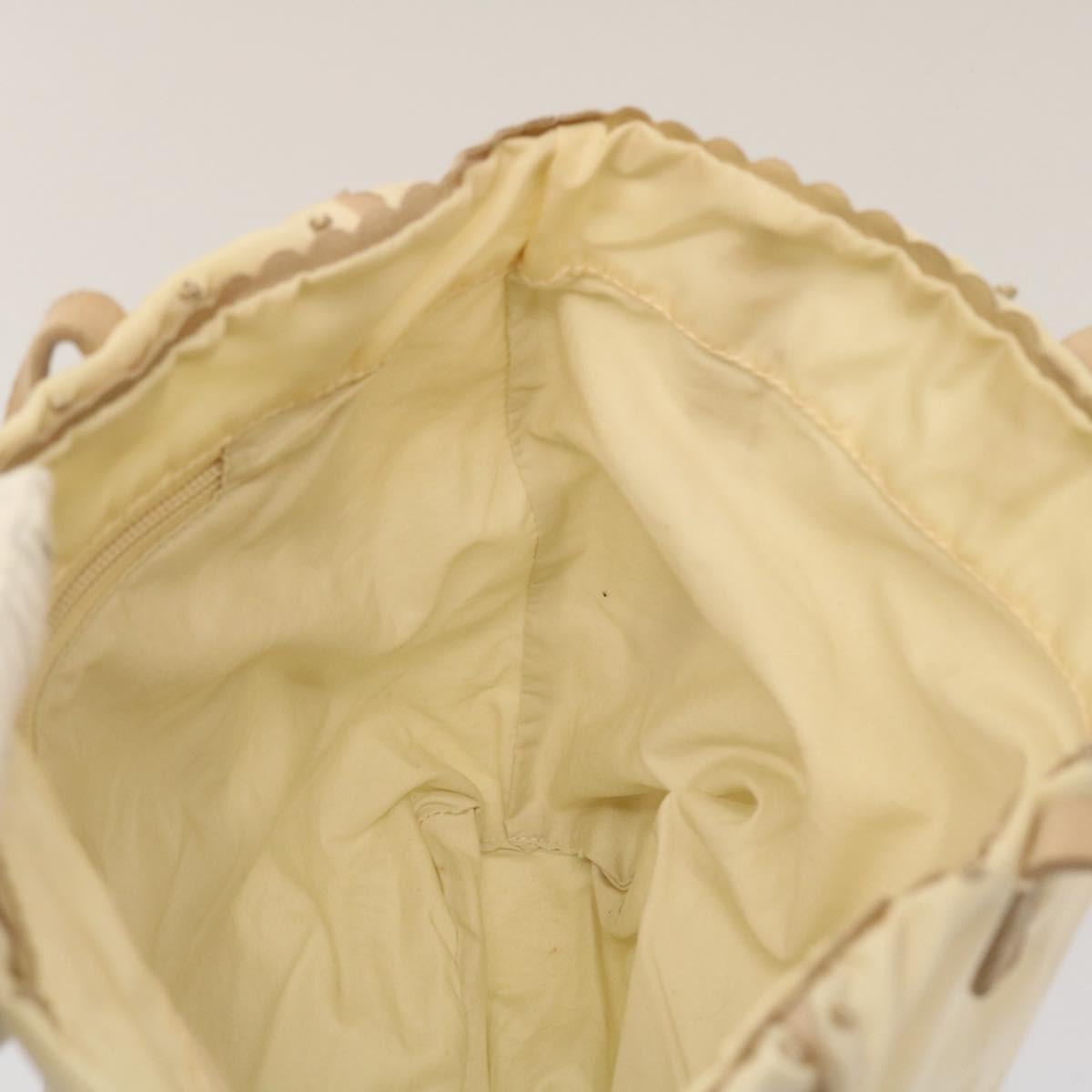 Prada Tote Vitello Daino Vitello Daino, BEIGE, NYLON, Tote bag