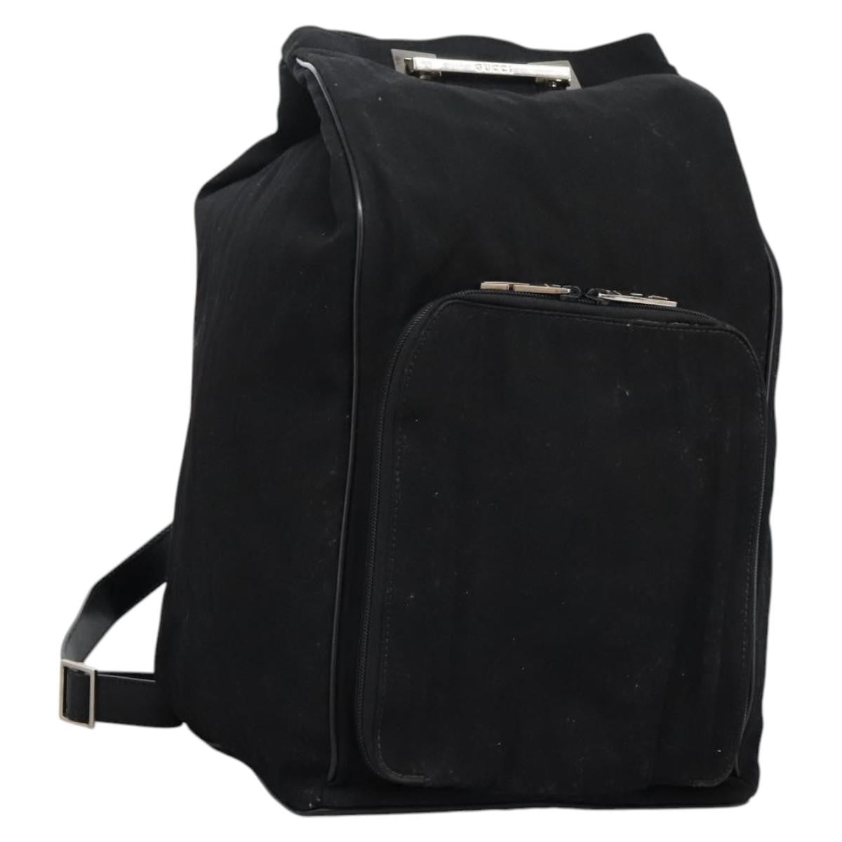 Gucci Shoulder Bag Canvas, BLACK, CANVAS, Shoulder bag