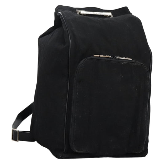 Gucci Shoulder Bag Canvas, BLACK, CANVAS, Shoulder bag