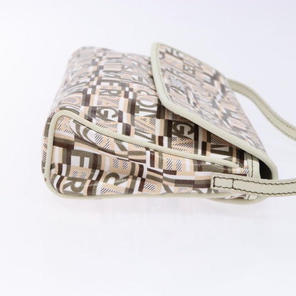 Salvatore Ferragamo Vintage clutch Bag Canvas, BEIGE, CANVAS, Clutche & pouche