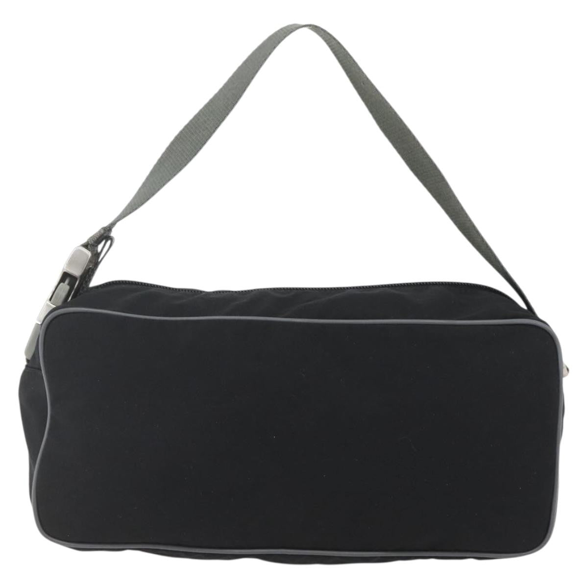 Prada Sport Zip Shoulder Bag Tessuto, BLACK, NYLON, Shoulder bag