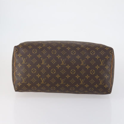 Louis Vuitton Speedy Handbag Monogram Canvas, BROWN, CANVAS, Handbag