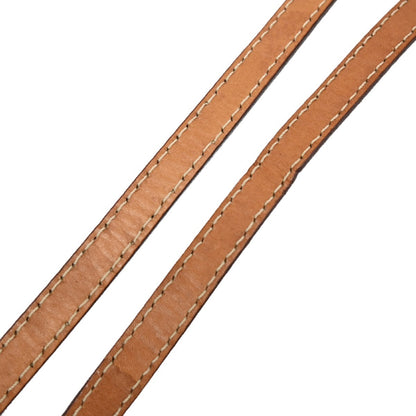 Celine Macadam Shoulder Bag Leather, BROWN, LEATHER, Shoulder bag