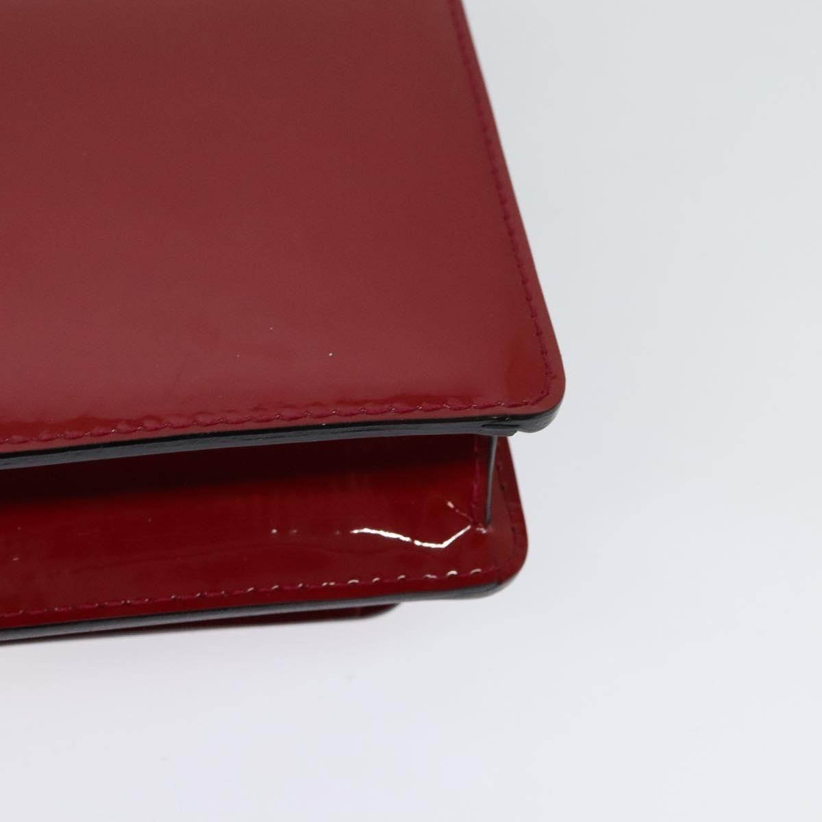 Louis Vuitton Monceau Handbag Vernis, RED, PATENT_LEATHER, Handbag