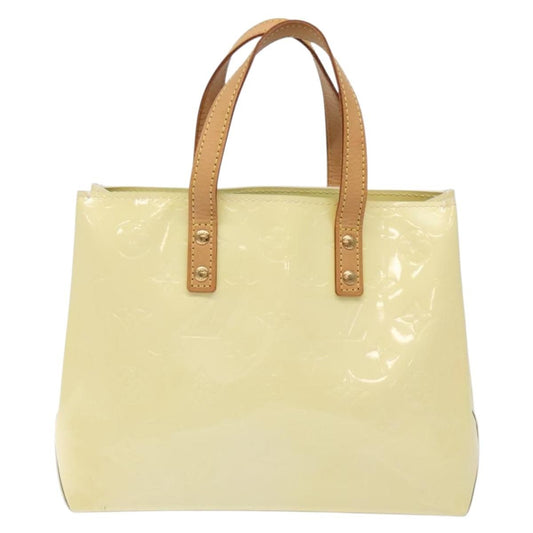 Louis Vuitton Reade Handbag Monogram Vernis, BEIGE, PATENT_LEATHER, Handbag