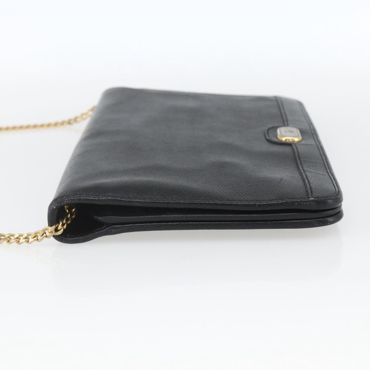 Christian Dior Vintage Shoulder Bag Leather, Black, Leather, Shoulder Bag
