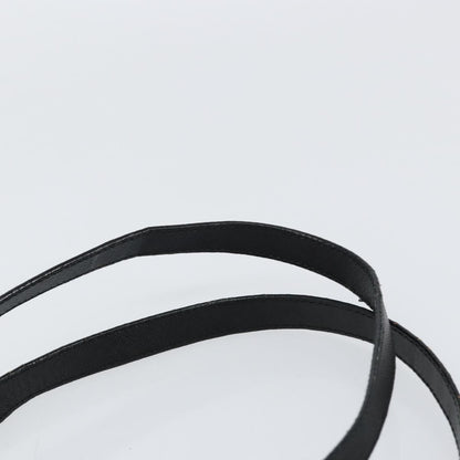 Salvatore Ferragamo Gancini handbag Leather, BLACK, LEATHER, Handbag