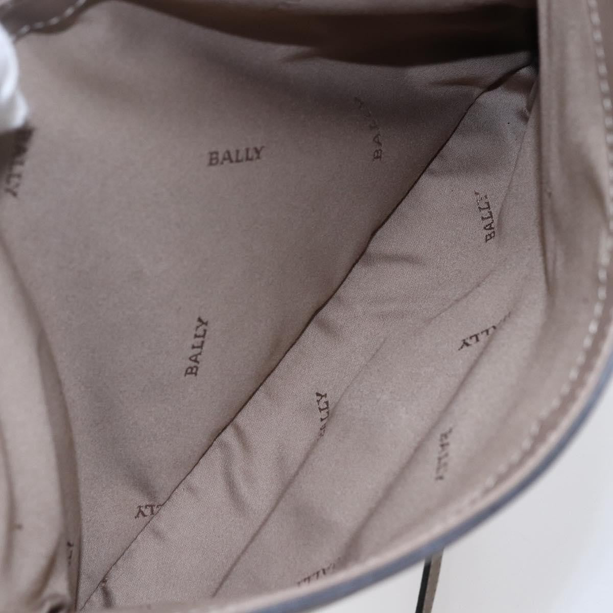 Bally Vintage Shoulder Bag Leather, BEIGE, LEATHER, Shoulder bag