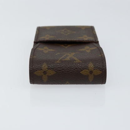 Louis Vuitton Etui Cigarette Case Monogram canvas, BROWN, CANVAS, Toiletry Case