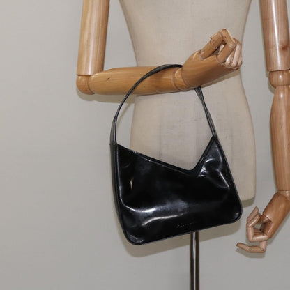 Prada Vintage Shoulder Bag Leather, BLACK, PATENT_LEATHER, Shoulder bag