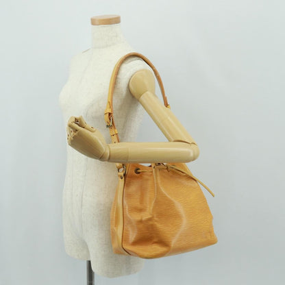Louis Vuitton Petit Noe Handbag Epi Leather, YELLOW, LEATHER, Shoulder bag