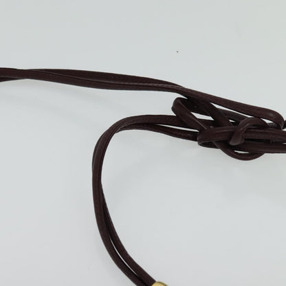 Saint Laurent Vintage Shoulder Bag Canvas, BURGUNDY, CANVAS, Shoulder bag