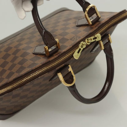 Louis Vuitton Alma Handbag Damier, BROWN, CANVAS, Handbag