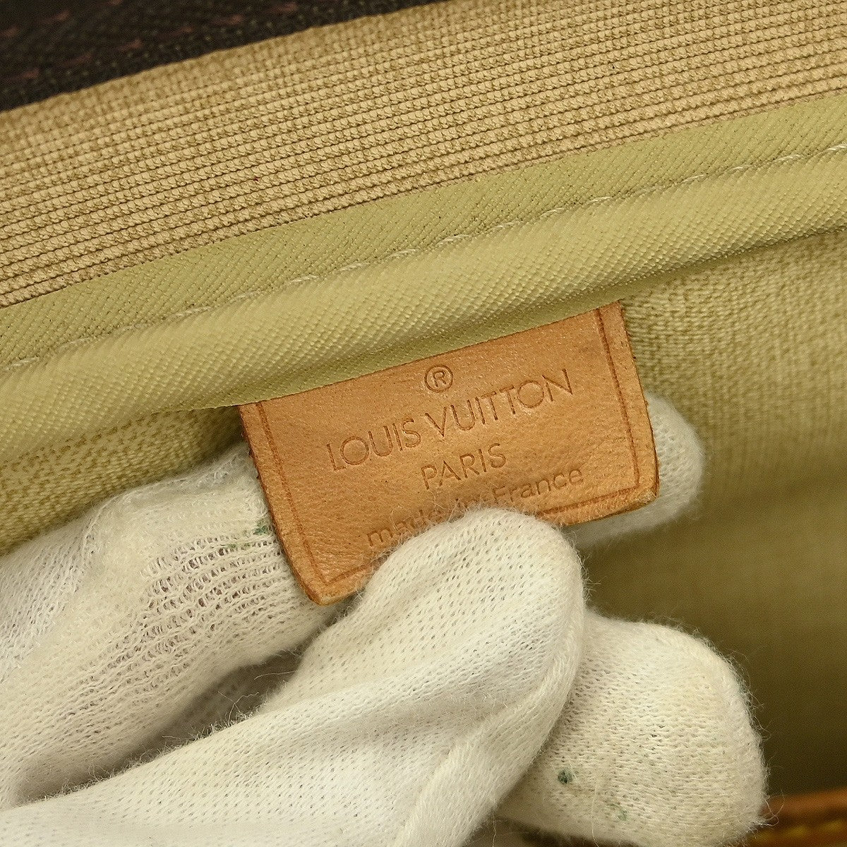 Louis Vuitton Deauville Handbag Monogram Canvas, BROWN, CANVAS, Handbag