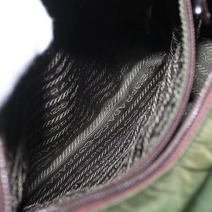 Prada Vintage Handbag Tessuto, KHAKI, NYLON, Handbag