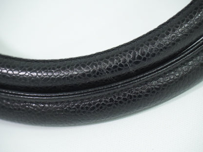 Chanel Vintage Front Pocket Tote Caviar, BLACK, LEATHER, Tote bag