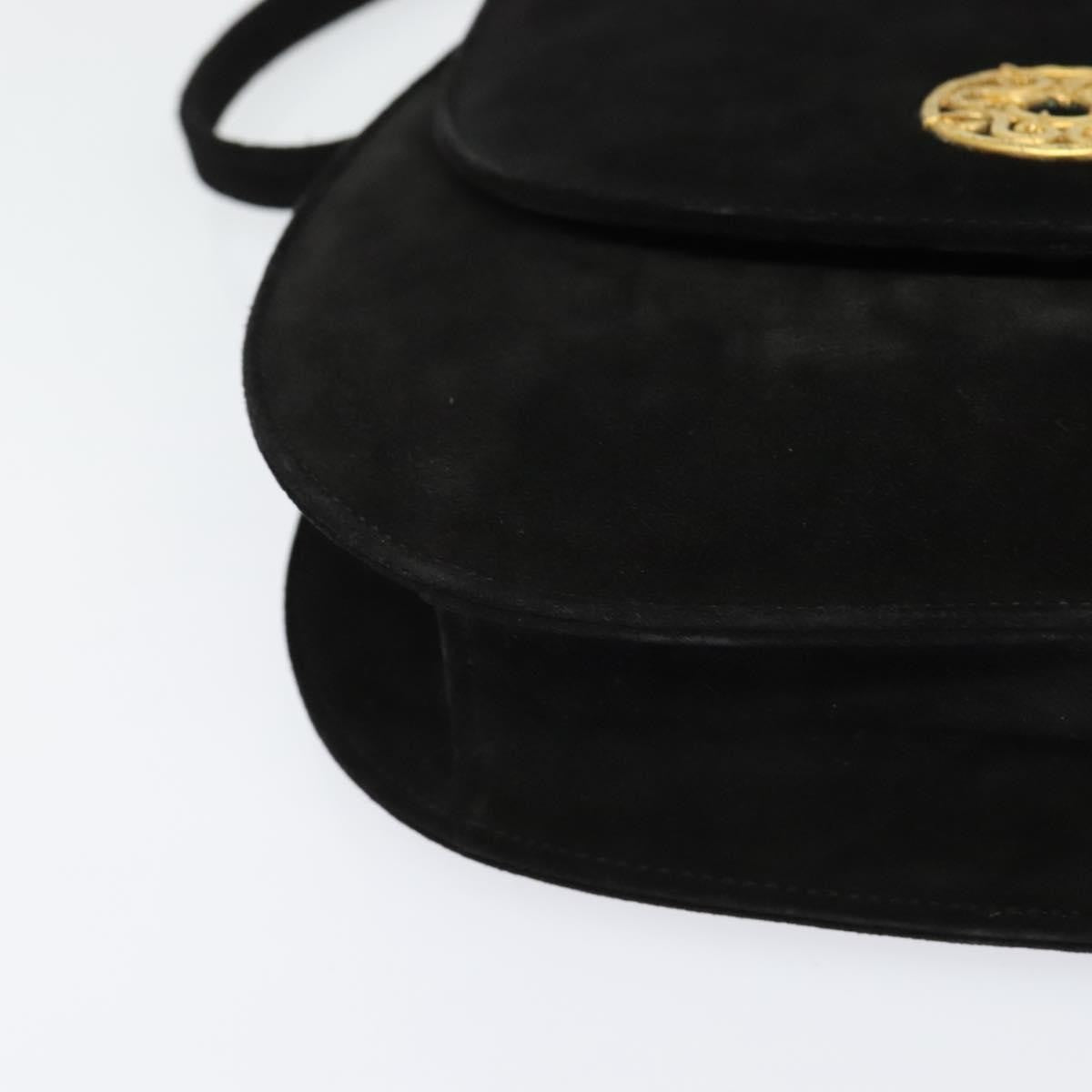 Celine Handbag Suede, BLACK, SUEDE, Handbag