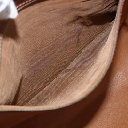 Celine Vintage Macadam Tote bag Canvas and Leather, BROWN, CANVAS, Tote bag