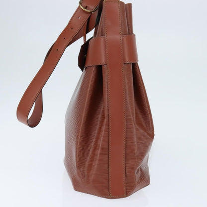 Louis Vuitton Vintage Sac d'Epaule Handbag Epi Leather, BROWN, LEATHER, Shoulder bag