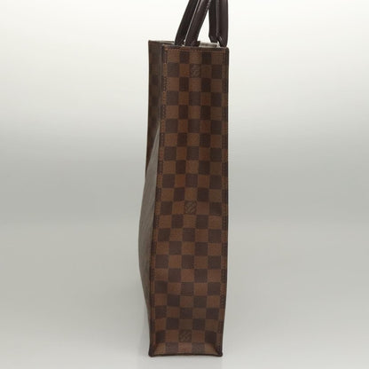 Louis Vuitton Sac Plat Bag Damier, BROWN, CANVAS, Handbag