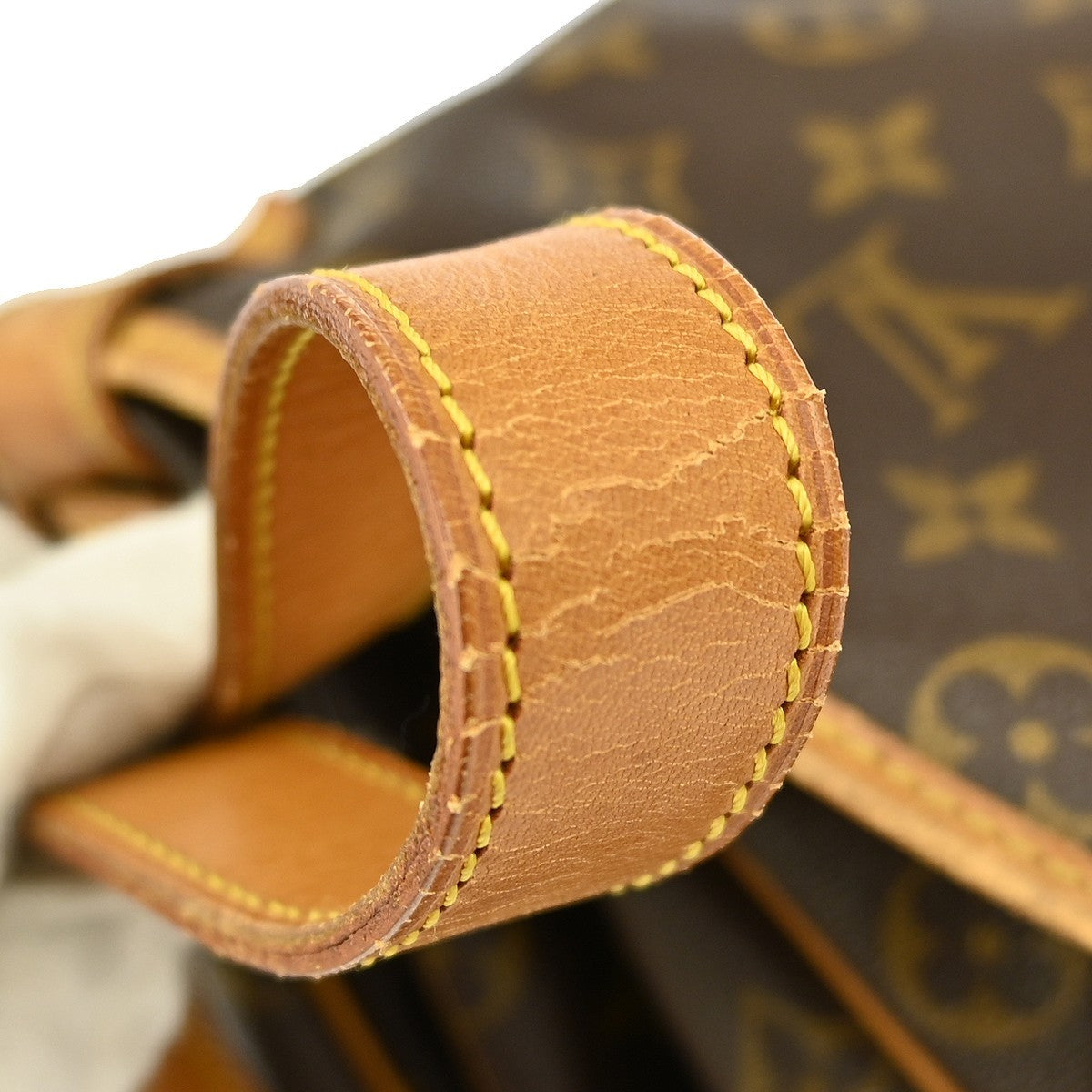 Louis Vuitton Saumur Handbag Monogram Canvas, BROWN, CANVAS, Shoulder bag