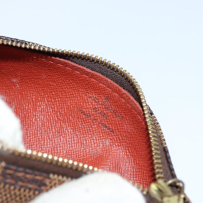Louis Vuitton Papillon Pochette Damier, BROWN, CANVAS, Clutche & pouche
