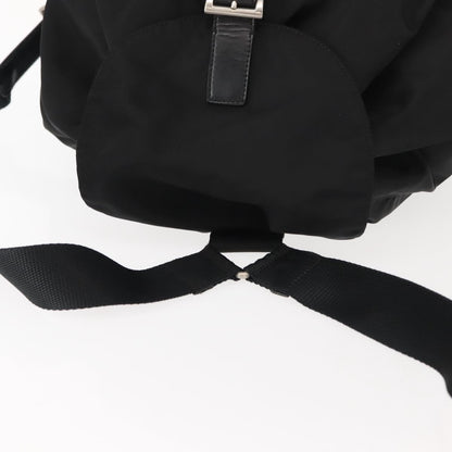 Prada Front Pocket Backpack Tessuto, BLACK, NYLON, Backpack