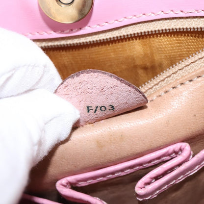 Celine Handbag Leather, PINK, LEATHER, Handbag