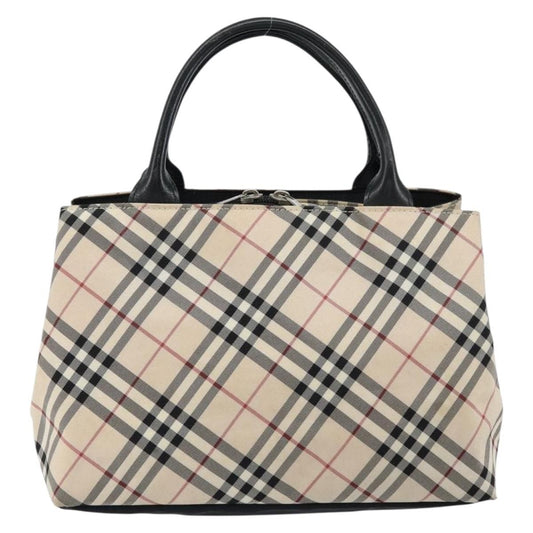 Burberry Nova Check Blue Label Nylon, BEIGE, NYLON, Handbag