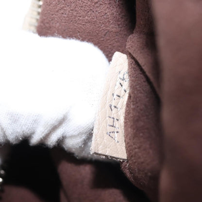 Louis Vuitton Sevres Handbag Mahina Leather, BEIGE, LEATHER, Handbag