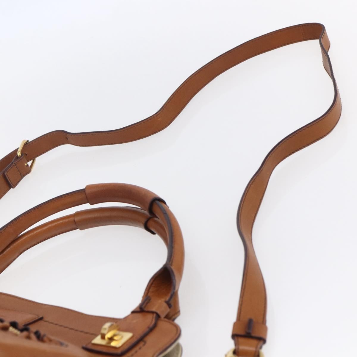 Chloe Margaret Handbag Leather, BROWN, LEATHER, Handbag