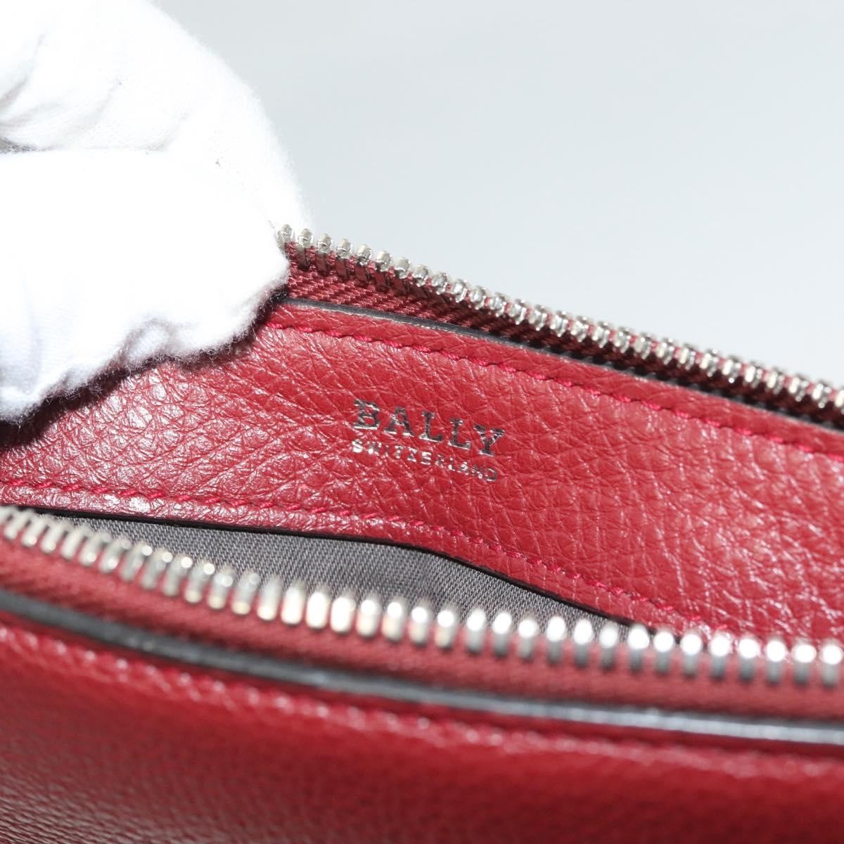 Bally Vintage Shoulder Bag Leather, RED, LEATHER, Shoulder bag