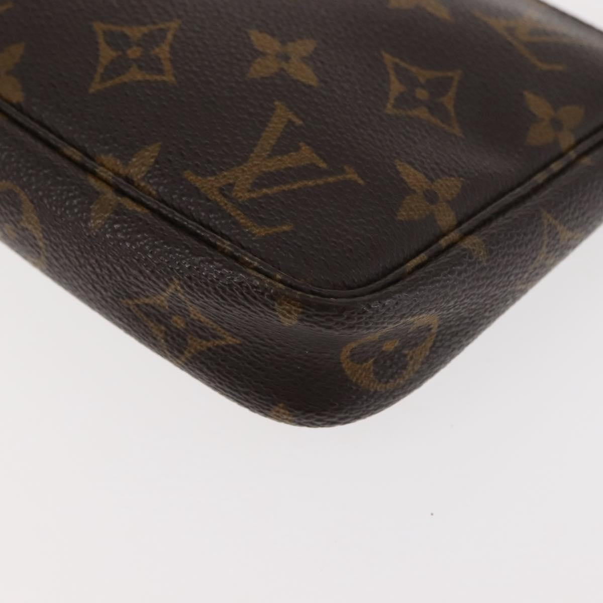 Louis Vuitton Pochette Accessoires NM Monogram Canvas, BROWN, CANVAS, Clutche & pouche