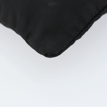 Prada Flat Messenger Bag Tessuto, BLACK, NYLON, Shoulder bag