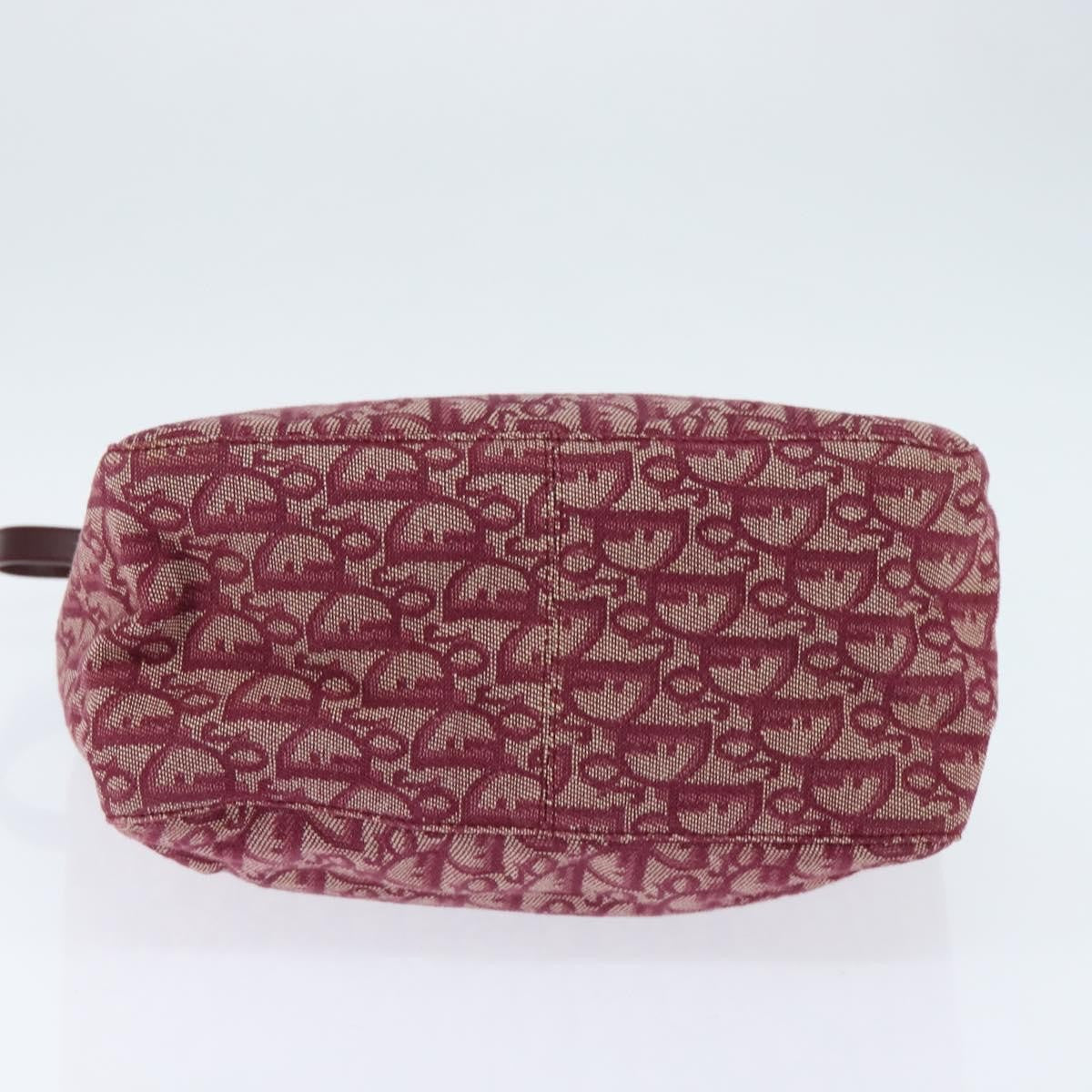 Christian Dior Trotteur Tote Bag Canvas, RED, CANVAS, Tote bag