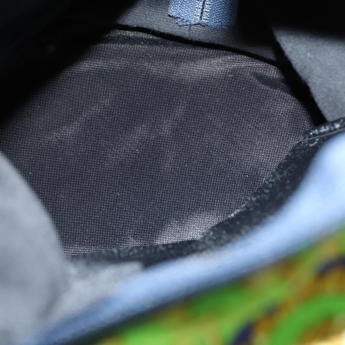 Versace Vintage Shoulder Bag Cotton, GREEN, COTTON, Shoulder bag