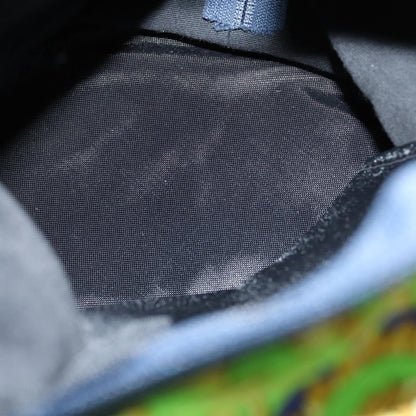 Versace Vintage Shoulder Bag Cotton, GREEN, COTTON, Shoulder bag