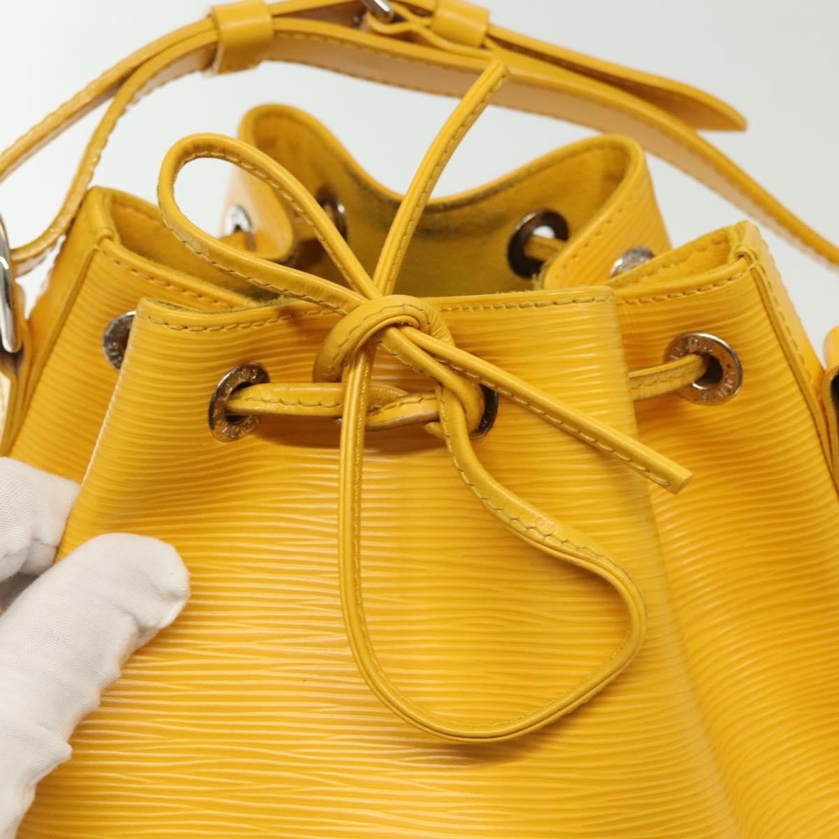 Louis Vuitton Noe Handbag Epi Leather, YELLOW, LEATHER, Handbag