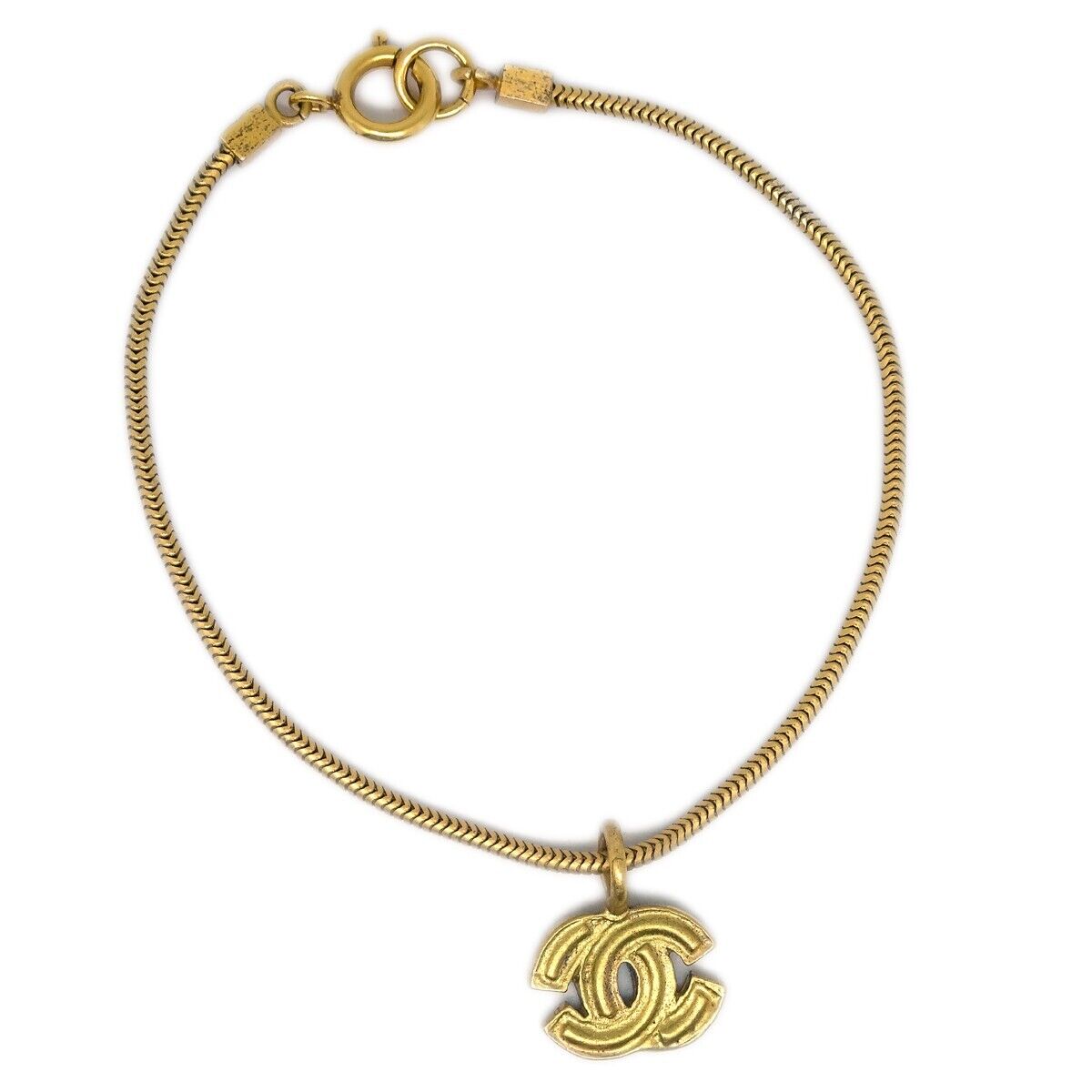 Chanel CC Chain Bracelet Metal, GOLD, GOLD_PLATED, Bracelet
