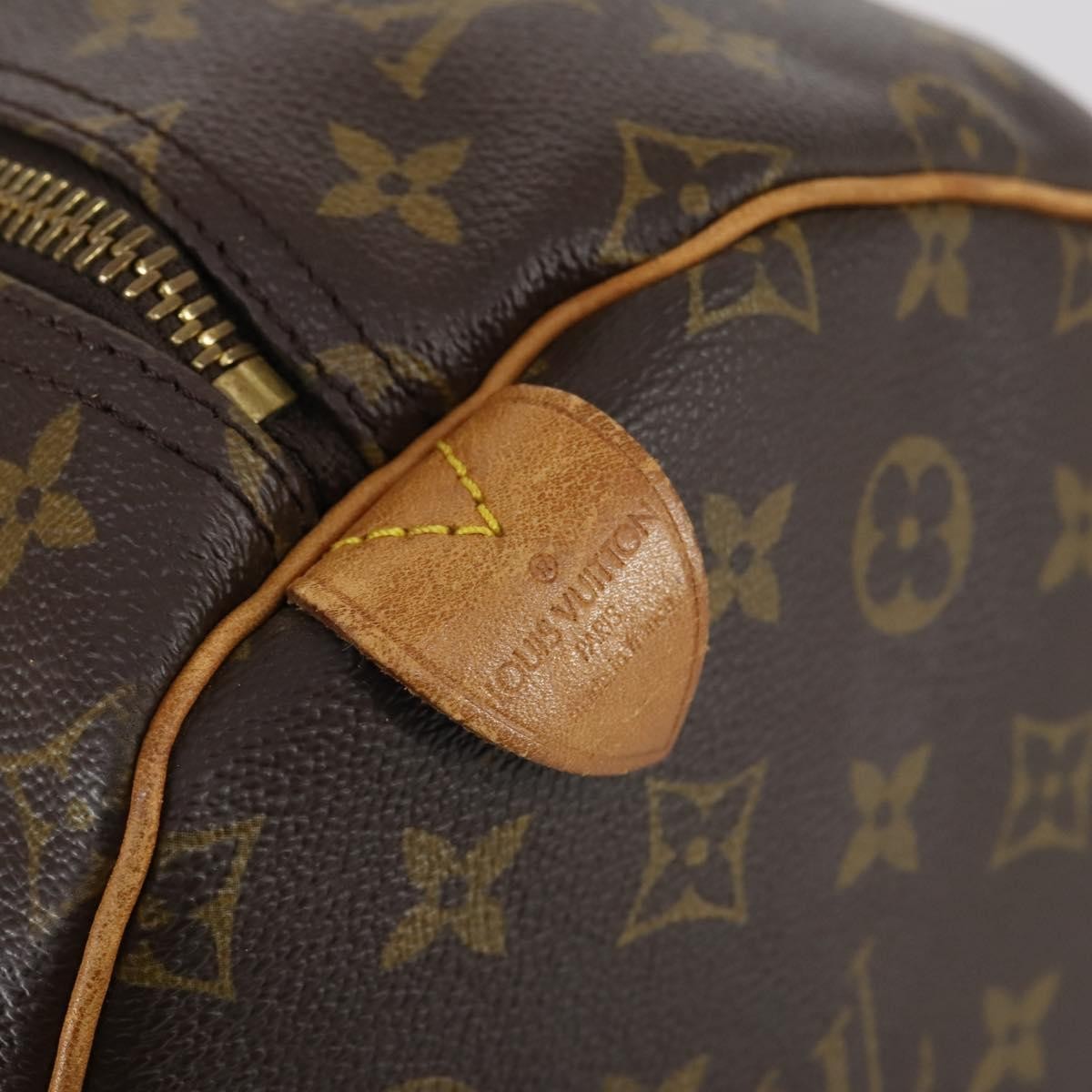 Louis Vuitton Keepall Bag Monogram Canvas, BROWN, CANVAS, Travel bag
