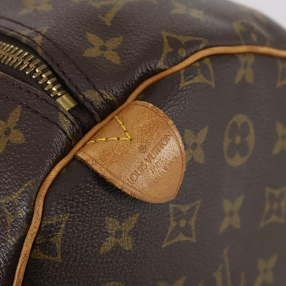 Louis Vuitton Keepall Bag Monogram Canvas, BROWN, CANVAS, Travel bag