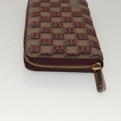 Louis Vuitton Zippy Wallet NM Damier, RED, CANVAS, Wallets
