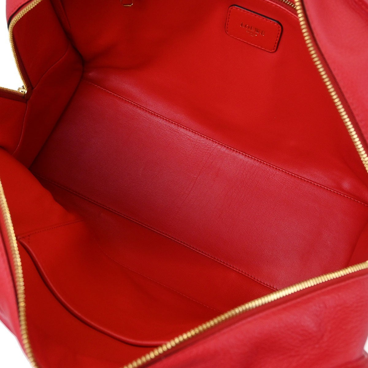 Loewe Amazona Bag Leather, RED, LEATHER, Handbag