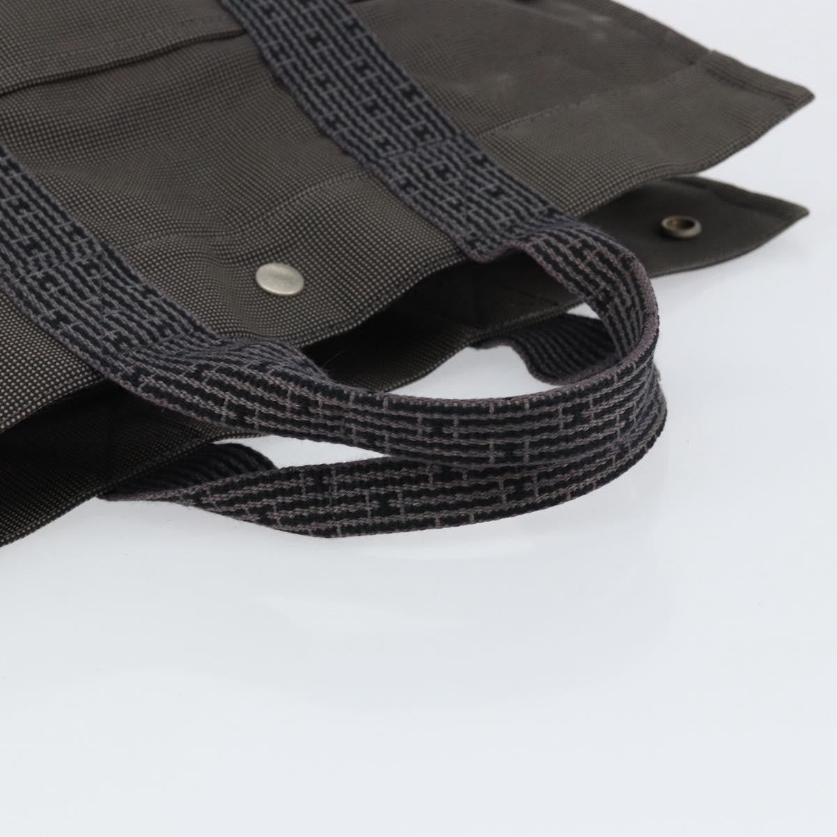 Hermes Fourre-tout Herline Fourre-tout Herline, GRAY, CANVAS, Tote bag