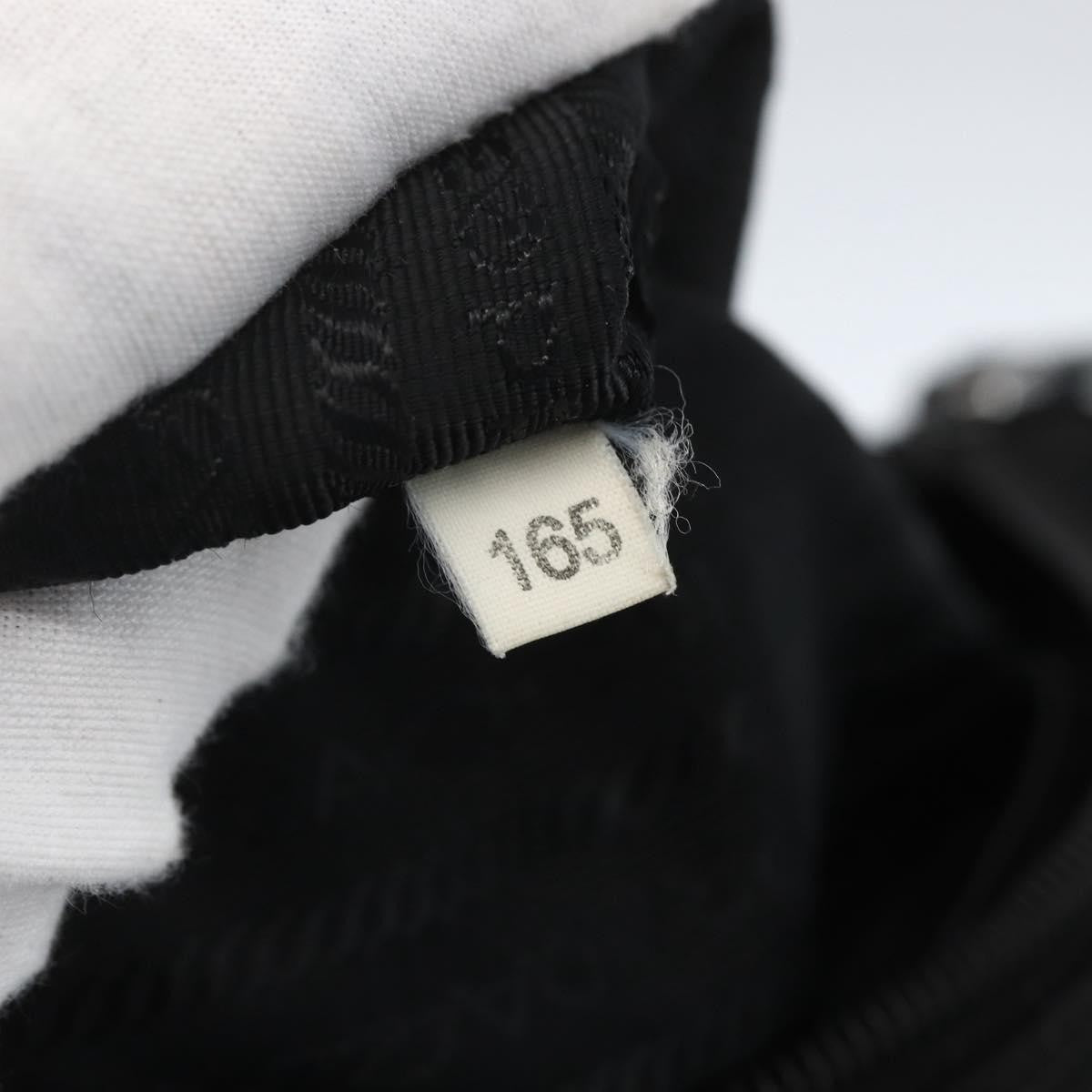 Prada Buckle Messenger Bag Tessuto, BLACK, NYLON, Shoulder bag