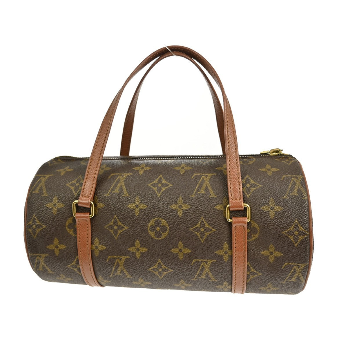 Louis Vuitton Papillon Handbag Monogram Canvas, BROWN, CANVAS, Handbag