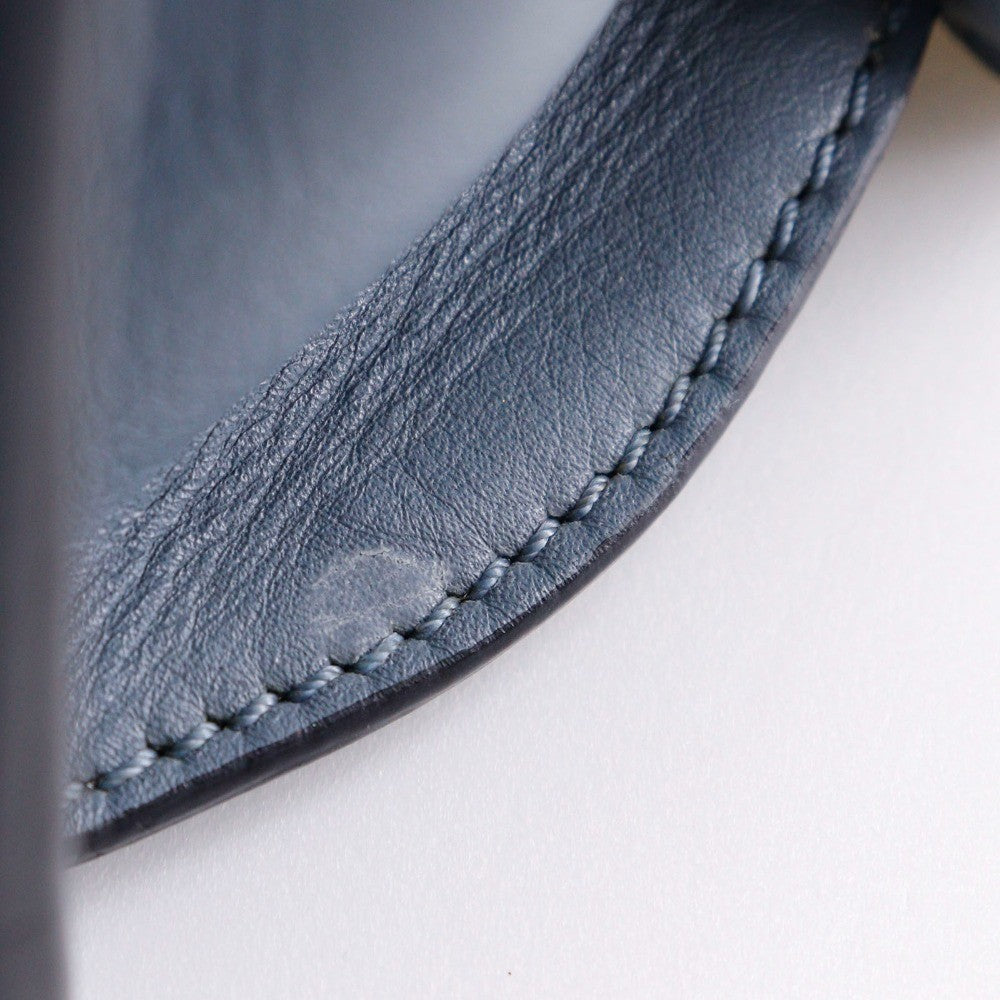 Loewe Barcelona Shoulder Bag Leather, BLUE, LEATHER, Shoulder bag