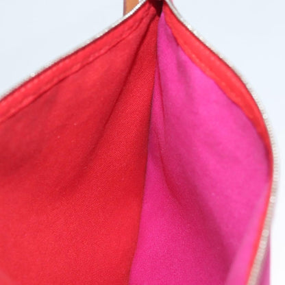 Hermes Bora Bora Pouch Toile, PINK, CANVAS, Clutche & pouche